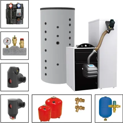 Produktbild von Pellmax UB Pelletkessel VikingBIO 18,4 kW Set HSK-ÖKO-700 Holzheizungen Heizung