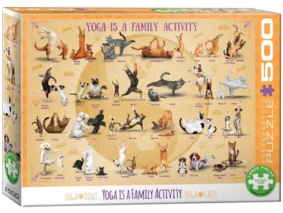 Obrázok produktu pre Puzzle 500 Yoga is a Family Activity 6500-5354