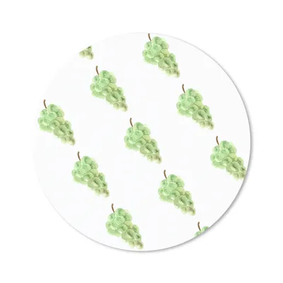 Produktbild von MuchoWow® Mauspad Mousepad Weintrauben - Aquarell - Muster 50x50 cm - Mousepads - Maus Mat - Pad - Mausunterlage - Vinyl