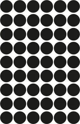 Image de Points de repère 12mm UE=10x270 pièces noir