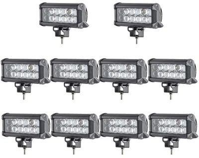Produktbild von Greenmigo 10X 36W LED Arbeitsscheinwerfer Off-Road Scheinwerfer Bar Fernlicht 12V 24V Lampen IP67 Wasserdicht Zusatzscheinwerfer Flutlicht für Auto Traktor