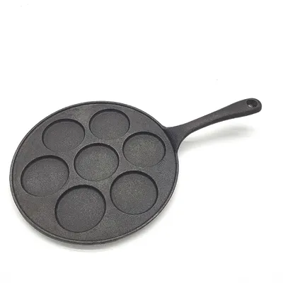Obrázek produktu pro Litinová pánev KitchenCraft se 7 otvory pro slepice