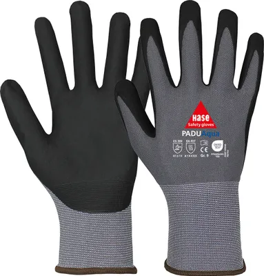 Produktbild von Hase PaduAqua Handschuhe Montage Feinstrick | grau/schwarz