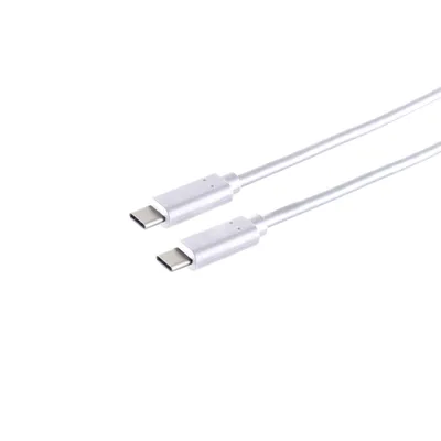 Produktbild von USB Kabel 3.2 USB Typ C Stecker auf USB Typ C Stecker, Gen 2x2 weiß, 0,5m