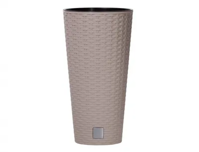 Produktbild von Blumentopf RATO Runder NIEDRIGER MOCCA 25 x 22,4 cm