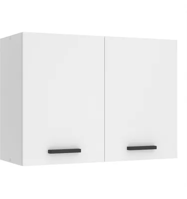 Produktbild von Belini Hängeschrank Küche, Küchenschränke SG. Breite 80 cm. Oberschrank mit 2 Türen, Küchenhängeschränke, Wandschrank Hängend, Weiß matt