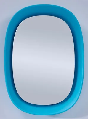 Immagine prodotto di Casa Padrino specchio di design blu 70 x H. 97 cm - Specchio da parete di design con luce