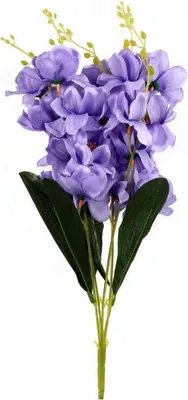 Obrázek produktu pro Umělé orchideje ve fialové barvě - kytice 5 kusů, výška 58 cm