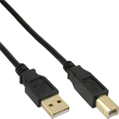 Obrázok produktu pre InLine B-34510S, 1 m, USB A, USB B, USB 2.0, 0,48 Gbit/s, Čierna