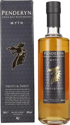 Produktbild von Penderyn MYTH Single Malt Welsh Whisky 40% Vol. 0,7l in Geschenkbox