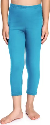 Produktbild von Merry Style Mädchen 3/4 Leggings aus Baumwolle MS10-226 (Dunkeltürkis, 110 cm)