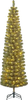 Image de Black Box Arbre de Noël artificiel Charlton - 53x53x185 cm - PVC - Vert