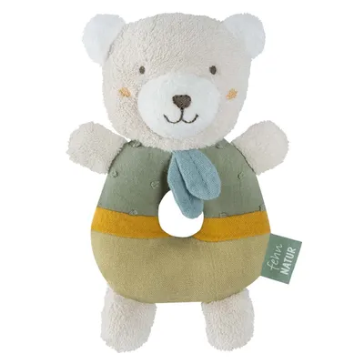Obrázek produktu pro Baby Fehn Měkký kroužek medvěd, FehnNatur 3.0