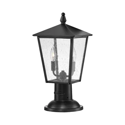 Zdjęcie produktu dla Lampa zewnętrzna cokołowa czarna E14 40W Huntersfield Hinkley