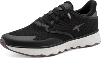 Immagine prodotto di Tamaris sneaker da donna sportiva elasticizzata con lacci e solette allentate 1-23700-44, misura:39 EU, colore:Nero