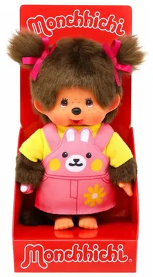Produktbild von Monchhichi Plüschfigur Animal Dress Bunny Girl 20cm