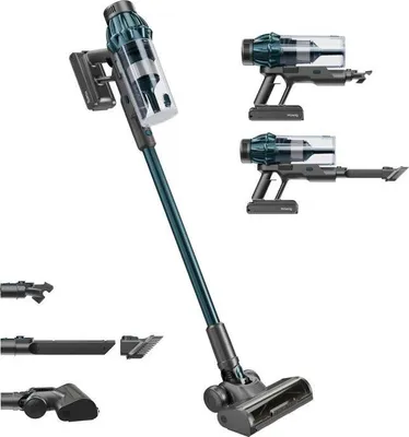 Zdjęcie produktu dla Odkurzacz pionowy 2w1 H.KoeNIG UPX32, 30000 Pa, 50 min pracy, Pojemność 0,8 L, Zasilanie bezprzewodowe, Kolor niebieski