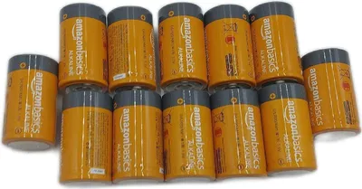 Produktbild von AmazonBasics Alkalibatterien D 1,5V 12 Stück Taschenlampe Spielzeug