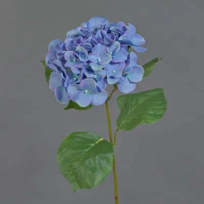Produktbild von artplants.de Kunstblume Hortensie MEITAO, blau, 70 cm - Künstlicher Blumenzweig