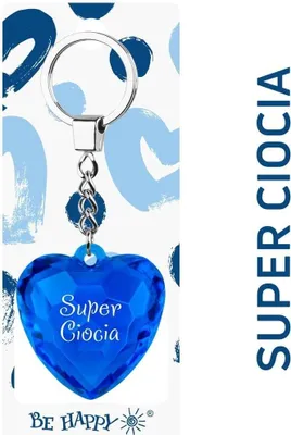 Obrázok produktu pre Kľúčenka v tvare srdca „Super teta“ – Be-Happy Gifts