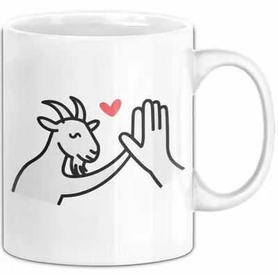 Produktbild von Ziegenbauer Ziegen Tier Tasse Geschenk Lustige Geschenkidee Spruch (Weiß)