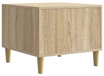 Zdjęcie produktu dla Stolik kawowy vidaXL z drewna dębowego Sonoma, 50 x 49 x 40 cm, materiał drewnopochodny