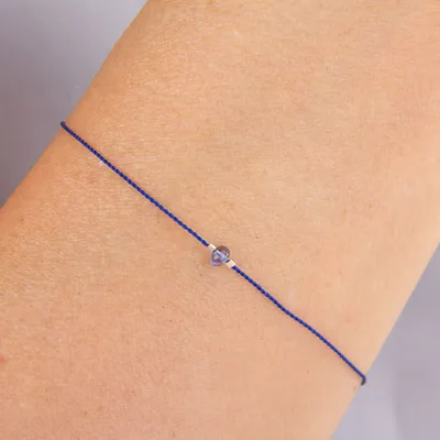 Produktbild von Chakra Band Iolith - Kehlchakra (Blau)