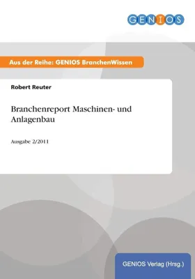 Produktbild von Branchenreport Maschinen- und Anlagenbau