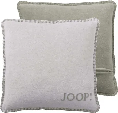 Produktbild von JOOP! Kissen mit Füllung Uni Doubleface Farbe Silber-Jade Größe 50x50cm