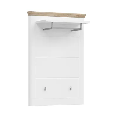 Produktbild von xonox.home Garderobepaneel Michigan weiß Nachbildung 79x114x32 cm