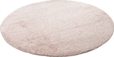 Produktbild von Hochflor Langflor Shaggy Teppich Aloha Rosa Rund, Größe:120 cm Rund