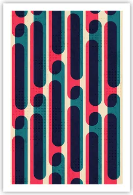 Produktbild von Poster - Poster ohne Rahmen - Abstraktion Muster Modern - 61x91,5 cm - Wand Bild - Wanddeko - Wandbilder - Kunstposter - Wandposter - Bilder - Kunstdruck - Wanddekoration - Wandbild - P2XPA61x91-4200