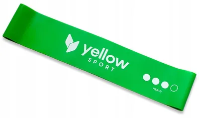 Produktbild von yellowSPORT YellowLOOP band Widerstandsband Grün 10-15 kg