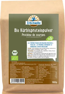 Produktbild von - Bio Kürbiskern Protein - veganes Protein - 1kg