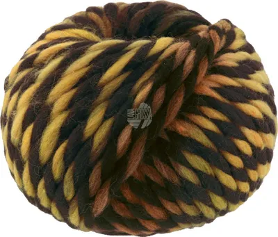 Produktbild von Lana Grossa - Dolce 0002 schwarzbraun khaki gelb zimt