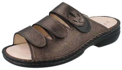 Zdjęcie produktu dla Finn Comfort 02554-902981 Kos - Klapki damskie - Miedź-czarny, Rozmiar:40 EU