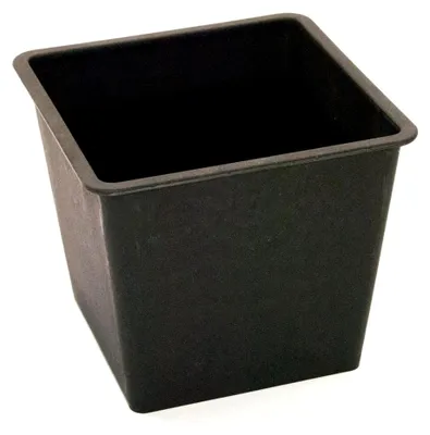 Produktbild von Quadratischer konischer Kunststoffeinsatz 42x42x38cm schwarz