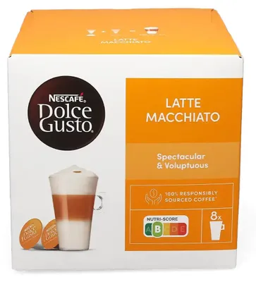 Produktbild von Nescafé Dolce Gusto Latte Macchiato Kapseln 16 Stk 8 Tassen