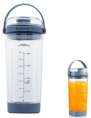 Mixbeker 530 ml für BC100/BC151-Serie, blau, mit Trinkdeckel