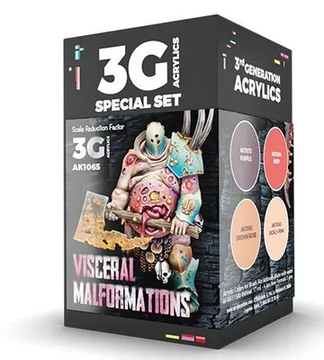 Productafbeelding van AK Interactive AK1065 - Wargame Kleurenpalet "Visceral Malformations" - Neu