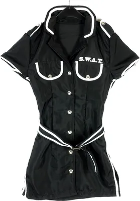 Produktbild von Kinder S.W.A.T. Girl Kostüm / Größe: 128 (ca. 6-7 Jahre)