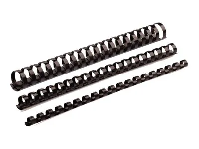 Produktbild von Fellowes 5345707, Schwarz, 40 Blätter, Kunststoff, 100 Stück(e)