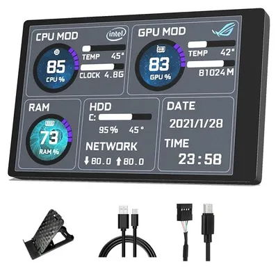 Produktbild von Sekundärer 5 Zoll Monitor - IPS-Display 800x480 - Computer Monitor