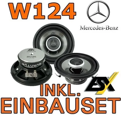 Produktbild von Lautsprecher ESX Heck für Mercedes W124 E-Klasse JUST SOUND best choice for caraudio