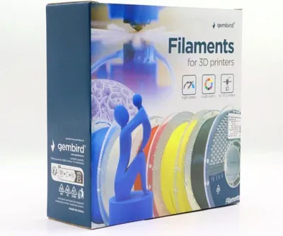Immagine prodotto di 3D Gembird filamento PETG 1,75 mm 1 kg, nero