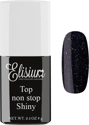 Image de Elisium Top pour Vernis Hybride Non Stop Shiny, 9g