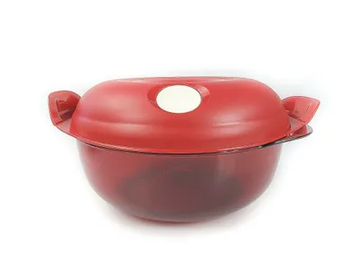 Produktbild von TUPPERWARE  Mikrowelle Mikro-Fix 1,5 L rot rund Micro Mikro Microwelle