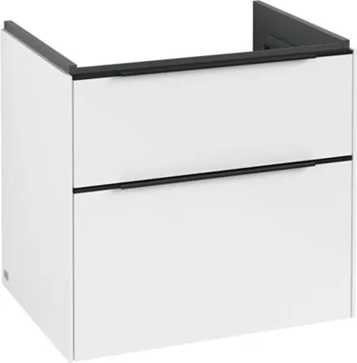 Image de Villeroy & Boch Subway 3.0 armoire sous lavabo, 2 tiroirs, 622x576x478mm, C57601VE