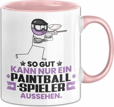 Produktbild von Paintballspieler Geschenk Tasse So Gut Kann Nur Ein Paintballspieler Aussehen Geschenkidee Kaffee-Becher (Rosa)
