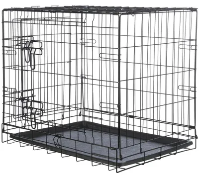 Produktbild von TRIXIE Hundebox Home - schwarz - 64 × 54 × 48 cm